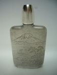 JAPANESE SOLID STERLING SILVER 950 FLASK